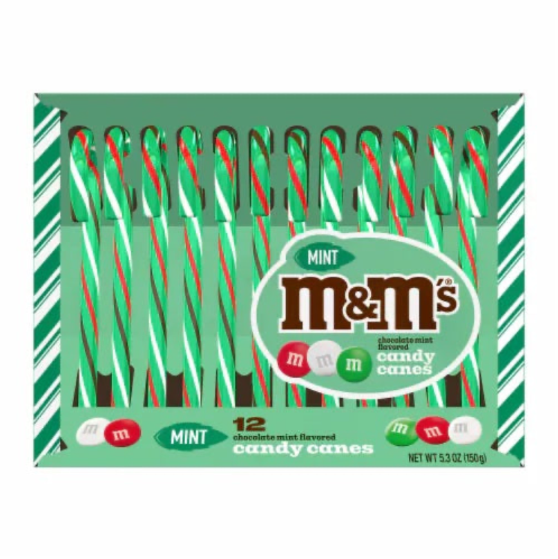M&M's Mint Candy Canes 150g