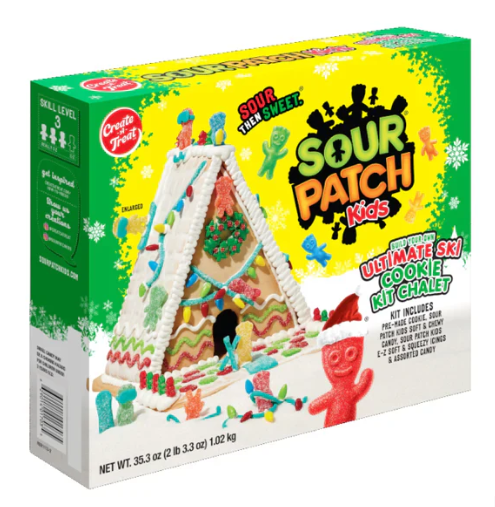Sour Patch Kids Ultimate Ski Chalet Cookie Kit 1001g
