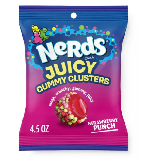 Nerds Juicy Gummy Clusters 128g