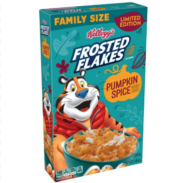Kellogg's Frosted Flakes Pumpkin Spice 484g - DAMAGED BOX