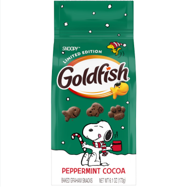 Goldfish Snoopy Peppermint Cocoa Grahams 173g