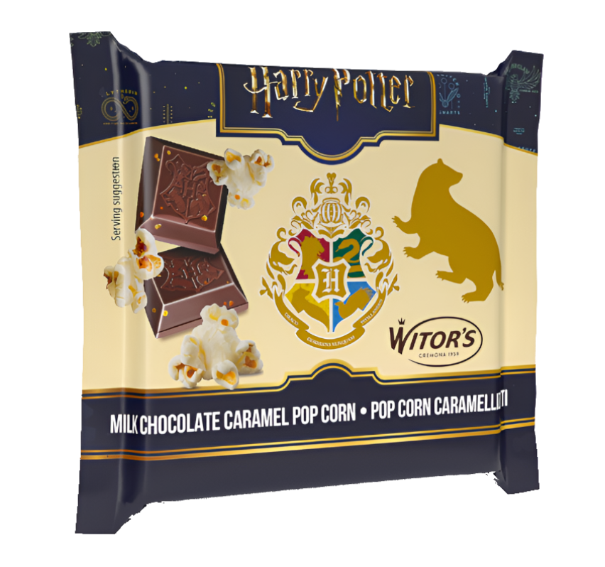 Harry Potter Milk Chocolate Tablets Caramelised Popcorn 40g