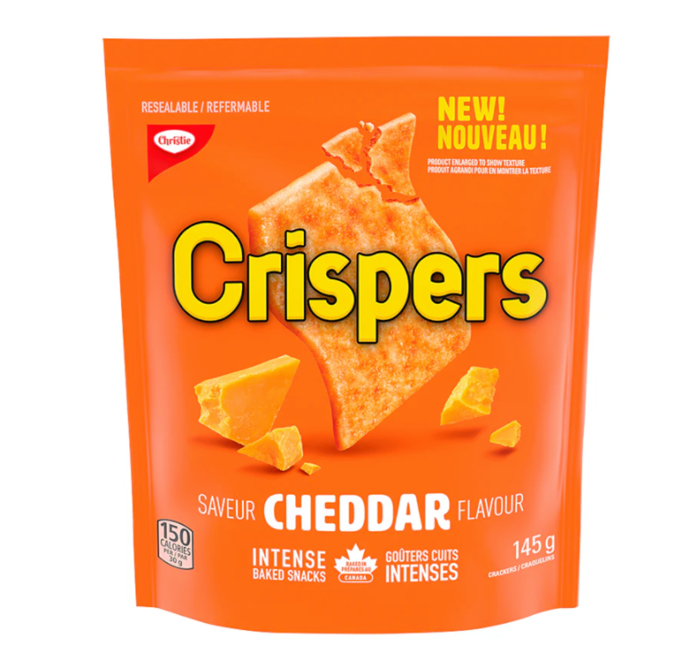 Crispers Cheddar Crackers 145g