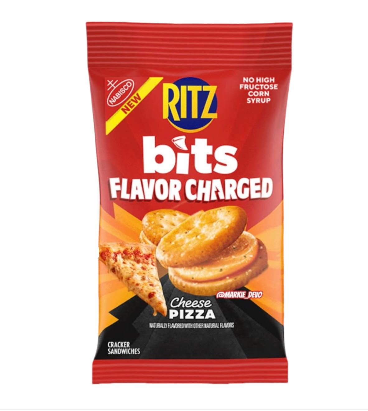 Ritz Bits Flavour Charged Cheese Pizza 85g