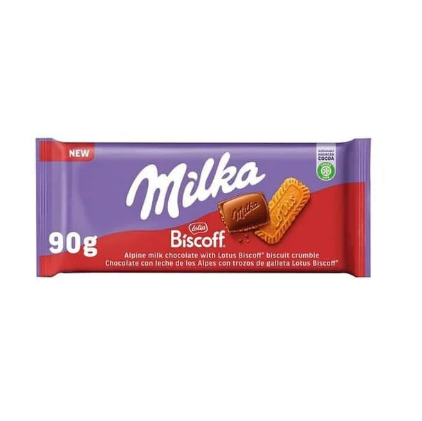 Milka Biscoff Chocolate Bar 90g