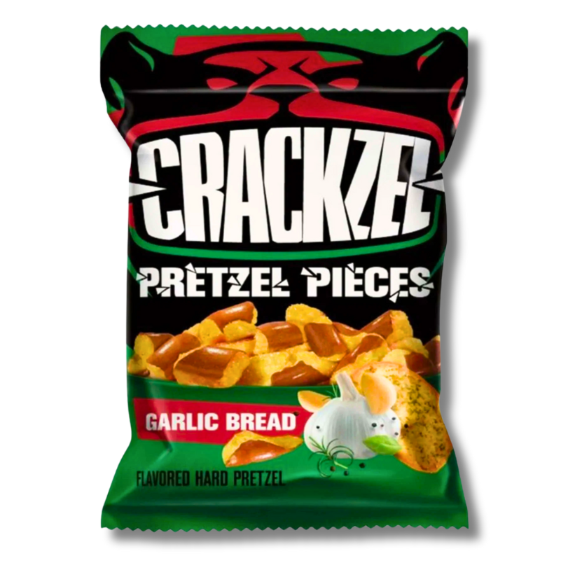 Crackzels Pretzel Pieces Garlic Bread 85g