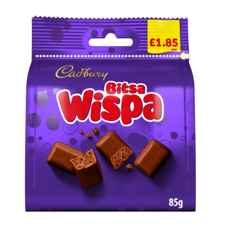 Cadbury Bitsa Wispa Chocolate Bag 85g