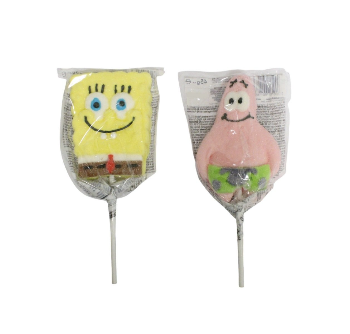 Spongebob Marshmallow Lollipop 45g