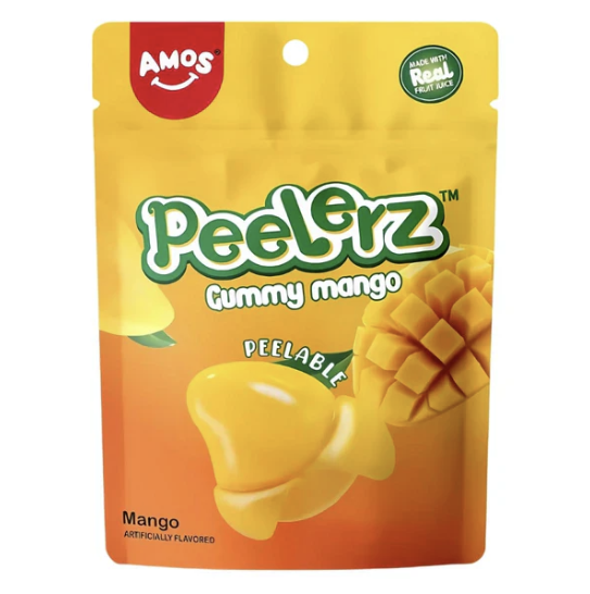 Amos Peelerz Gummy Mango Candy 65g