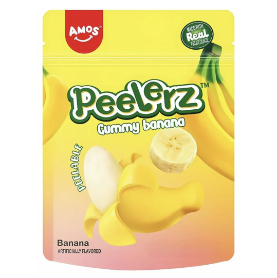 Amos Peelerz Gummy Banana Candy 65g