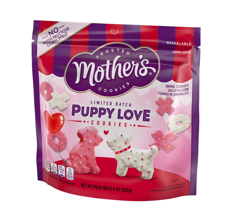 Mother's Valentine's Day Puppy Love X's & O's Cookies 255g