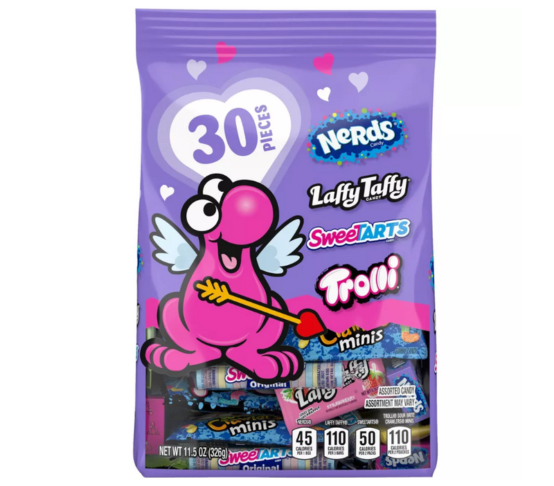 Nerds Valentine's Day Be Mine Premium Mix Candies 30 Pack