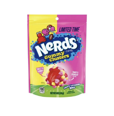 Nerds Gummy Clusters Cherry Lemonade Pouch 226g