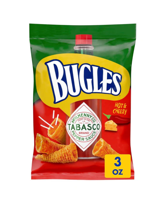 Bugles Tabasco Hot & Cheesy 85g