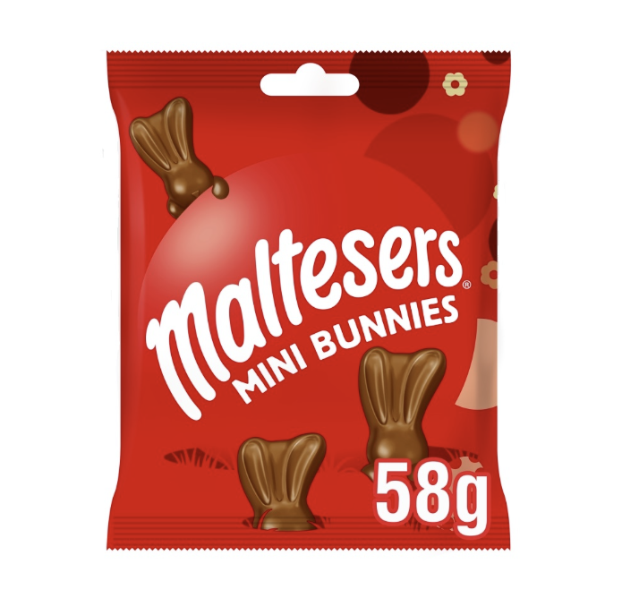 Maltesers Chocolate Mini Bunnies Bag 58g