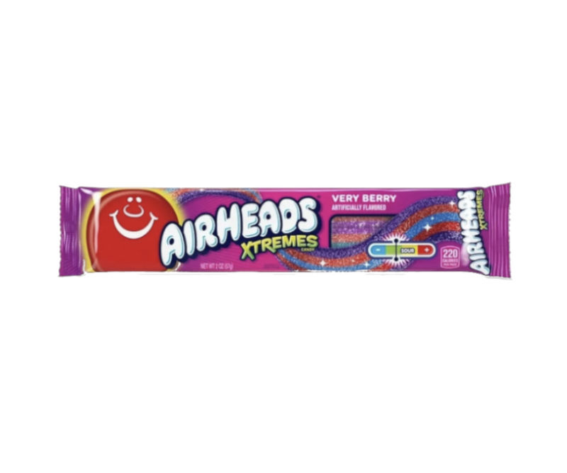 Airheads Xtremes Belts Very Berry 57g