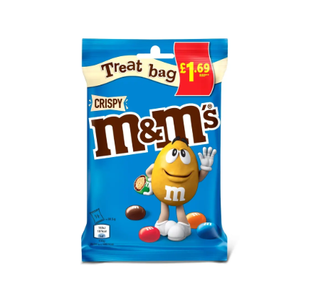 M&M's Crispy Milk Chocolate Bag 77g