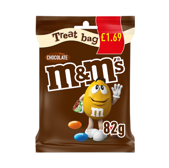 M&M's Milk Chocolate Bag 82g