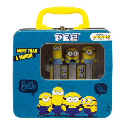 Pez Minions Dispensers Gift Tin