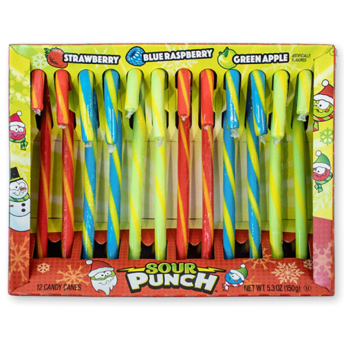 Spangler Candy Canes Sour Punch 150g