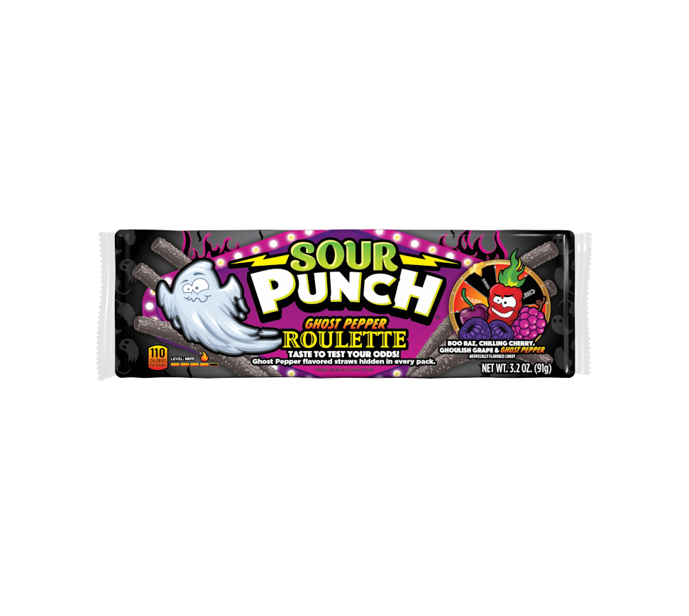 Sour Punch Ghost Pepper Roulette Straws 91g