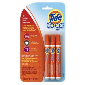 Tide To Go Instant Stain Remover Pen 3 Pack