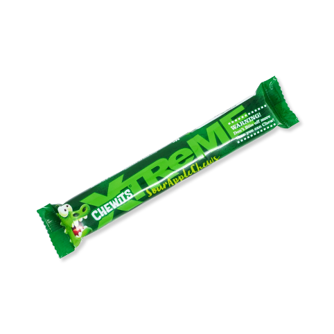 Chewits Xtreme Sour Apple 34g