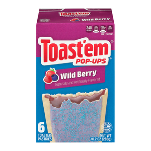 Toast'em Pop Ups Frosted Wild Berry Toaster Pastries 6pk 288g