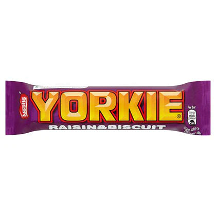 Nestle Yorkie Raisin & Biscuit Chocolate Bar 44g - Best Before January 2026