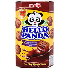 Hello Panda Double Chocolate Biscuits 50g