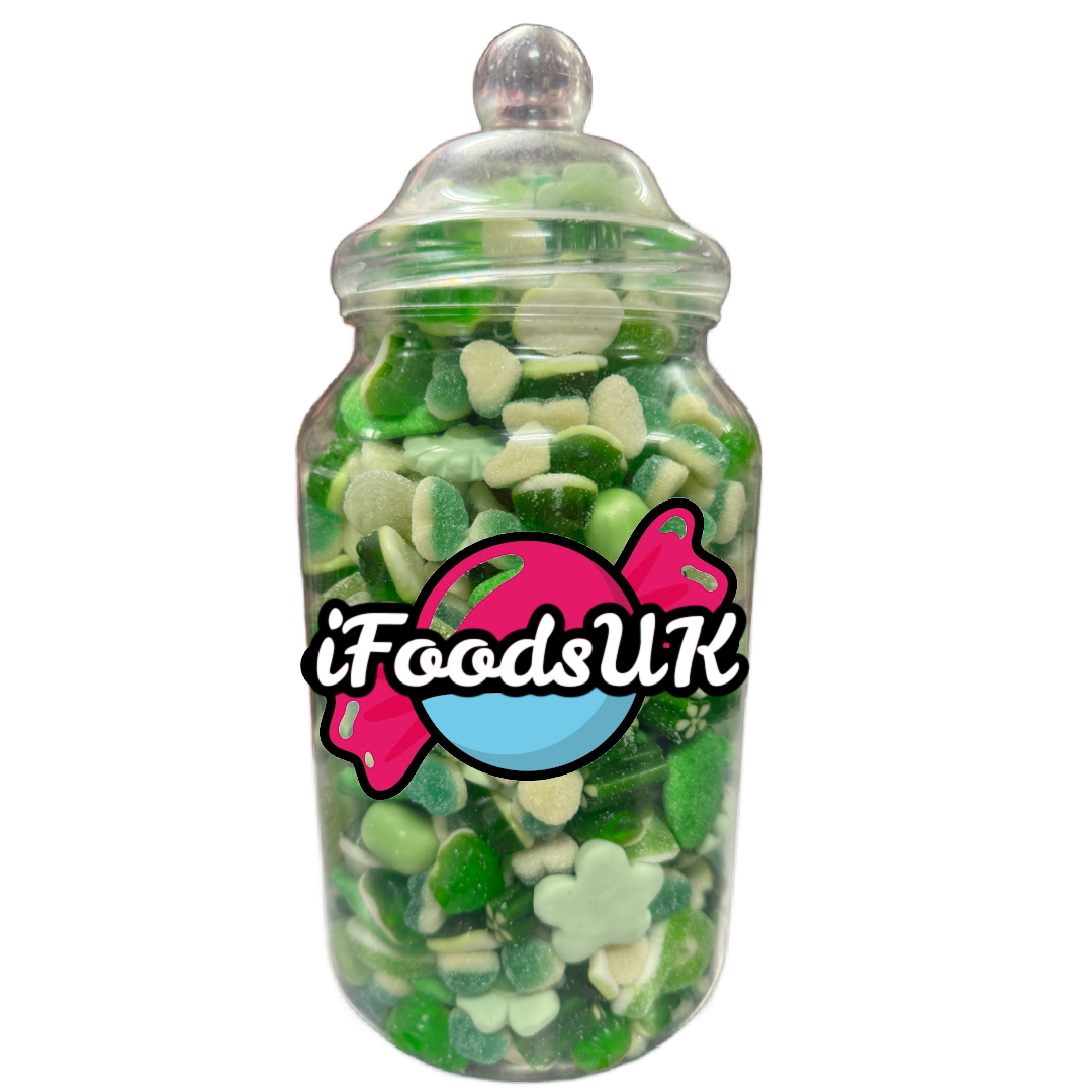 Apple Fizzy & Gummy Sweets Jars