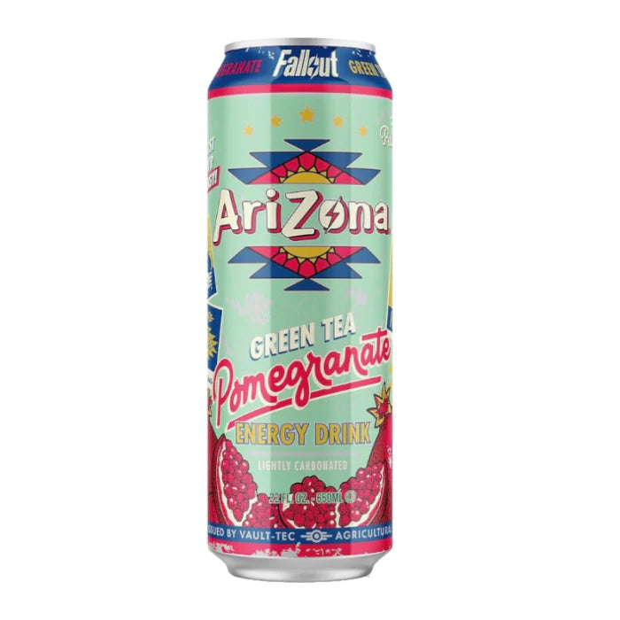 Arizona Fallout Pomegranate Green Tea Energy Drink 650ml