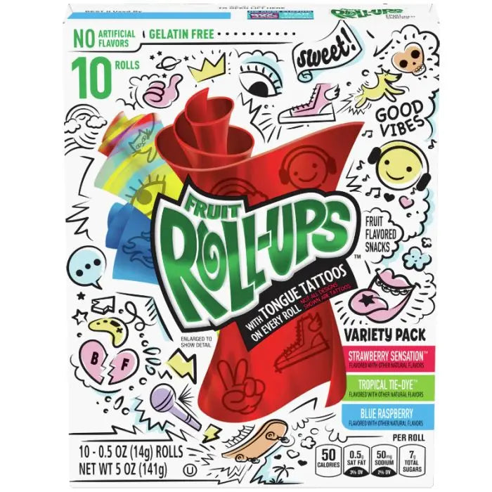 Betty Crocker Fruit Roll Ups Variety Pack 141g