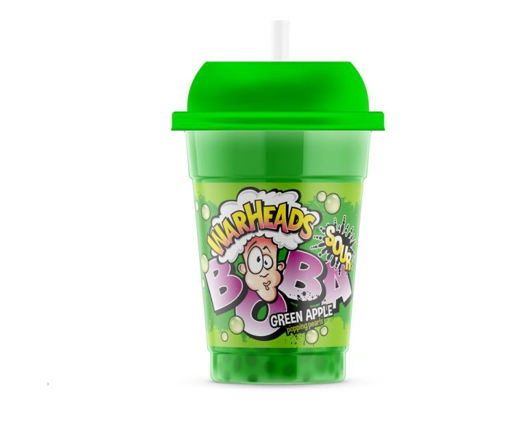 Warheads Sour Boba Green Apple 400ml