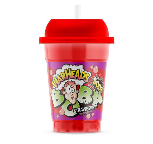 Warheads Sour Boba Strawberry 400ml