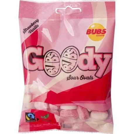 Bubs Goody Sour Strawberry & Vanilla 90g