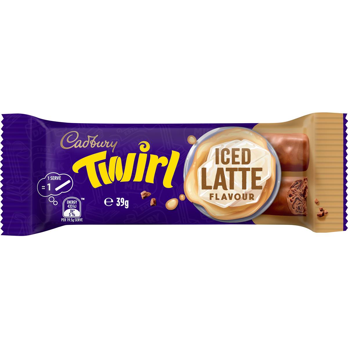 Cadbury Twirl Iced Latte 39g - Best Before 6th February 2025