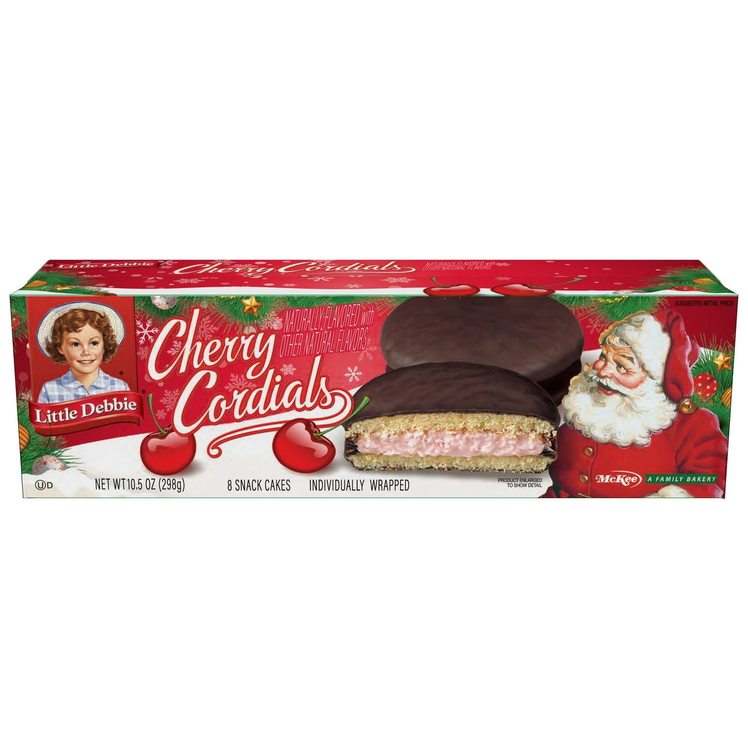 Little Debbie Cherry Coridal Pies 298g - Best Before 8th December 2024