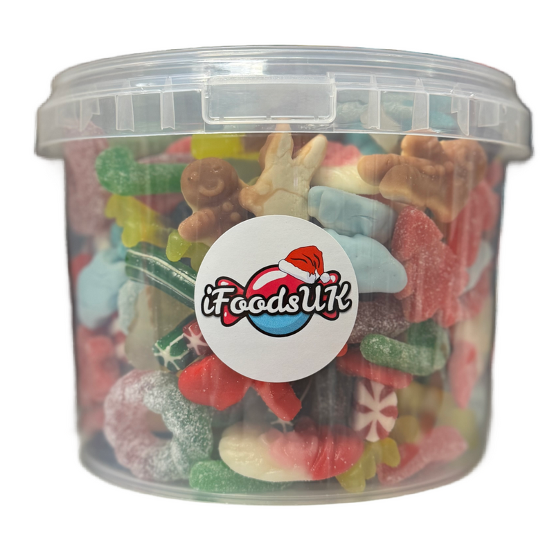 iFoodsUK Christmas Pick N' Mix Bucket 1.5kg