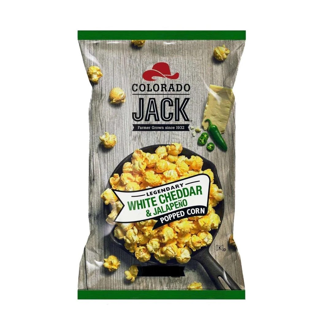 Colorado Jack White Cheddar & Jalapeno Popcorn 57g