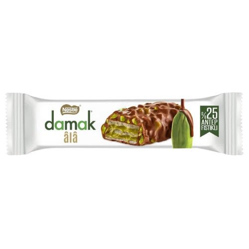 Damak Pistachio Chocolate Wafer 30g