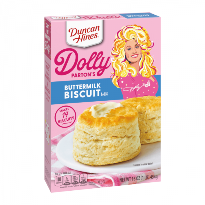 Duncan Hines Dolly Parton's Buttermilk Biscuit Mix 454g