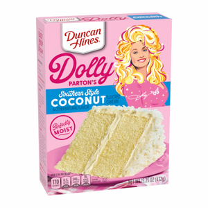 Duncan Hines Dolly Parton's Southern Style Coconut Cake Mix 432g