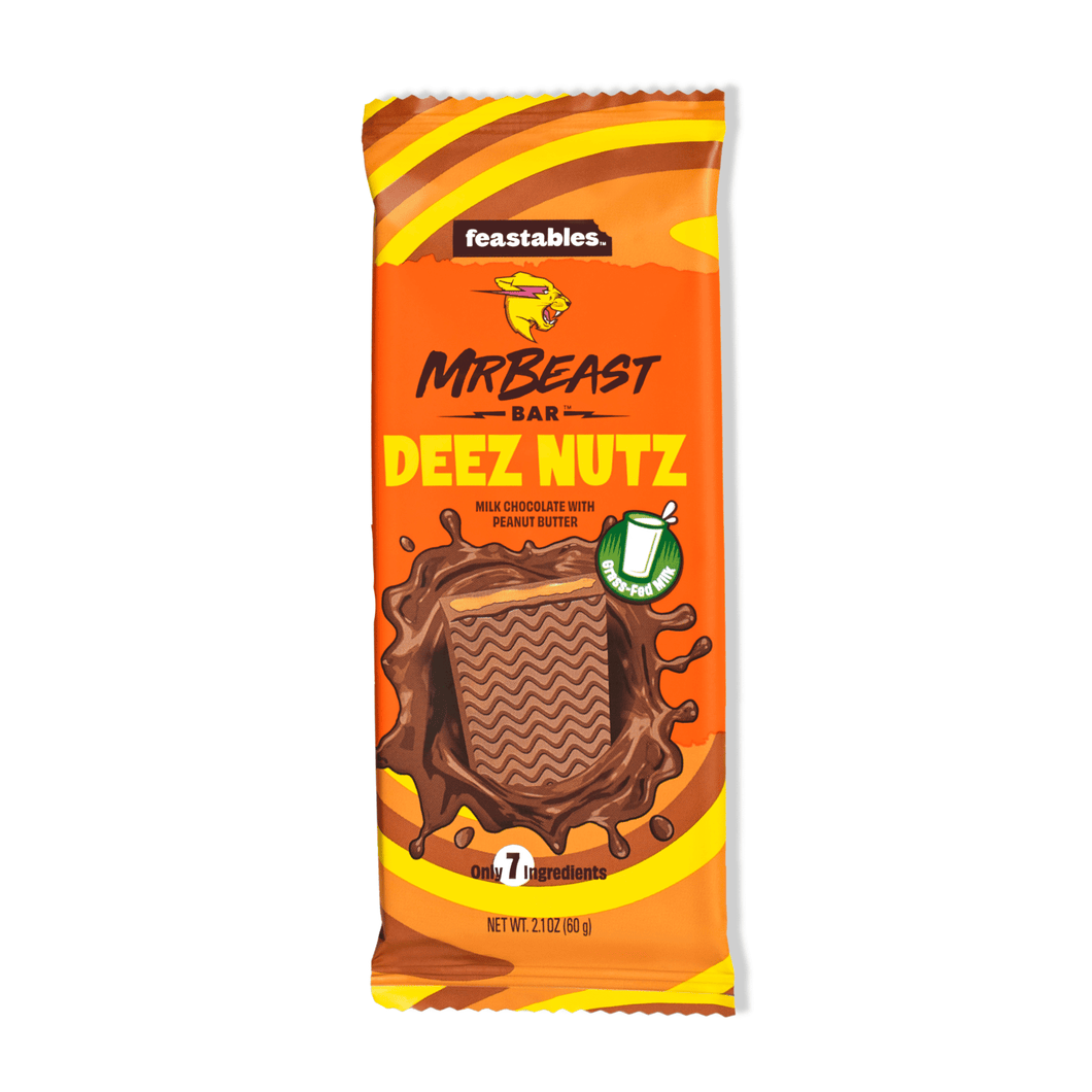Mr Beast Deez Nuts Chocolate Bar 60g