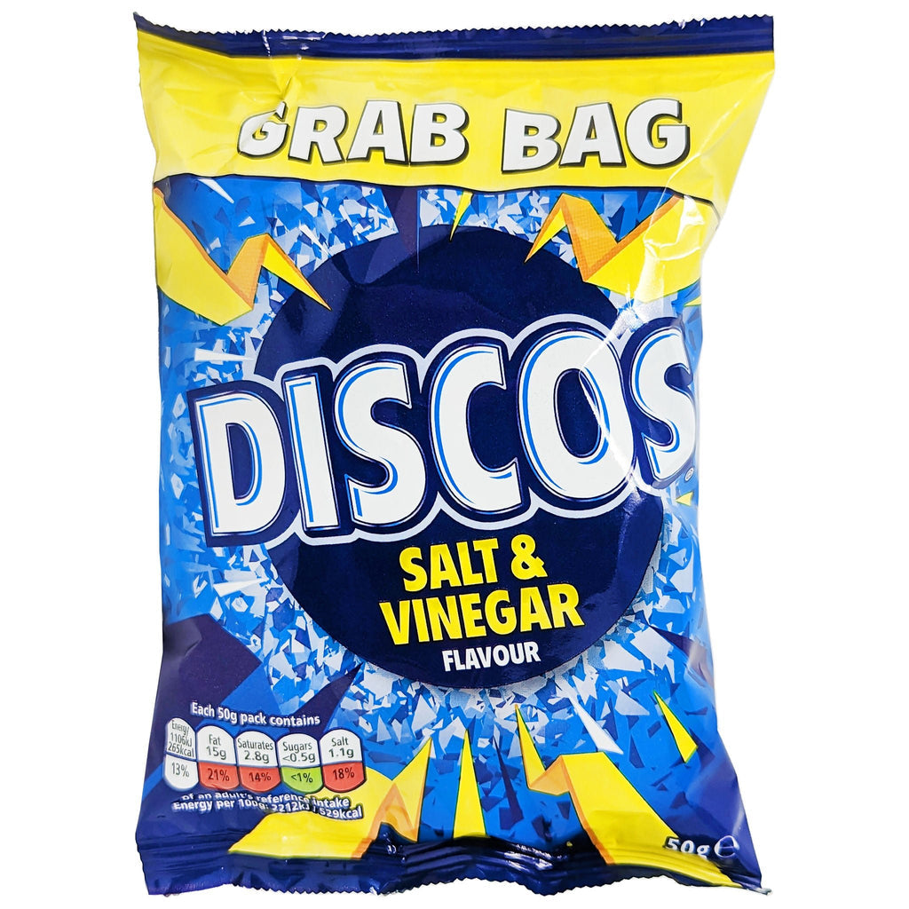 Discos Salt & Vinegar 70g - Best Before 8th March 2025