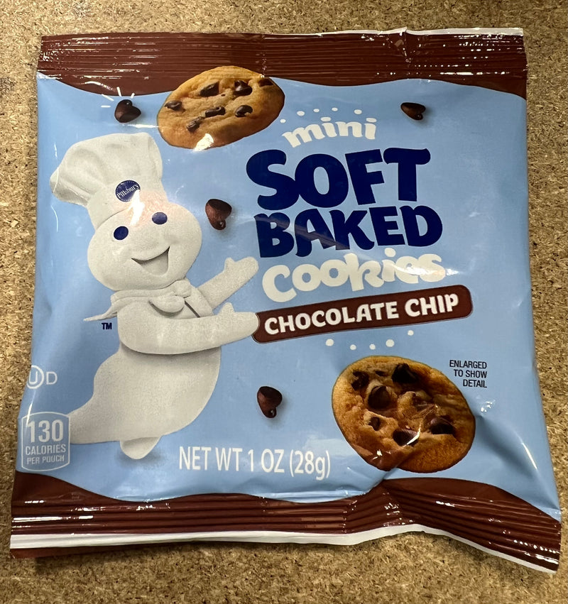 Pillsbury Mini Soft Baked Chocolate Chip Cookies 28g