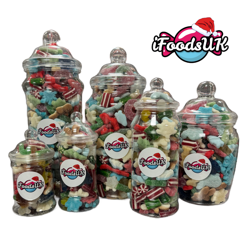 Christmas Pick N' Mix Sweets Jar