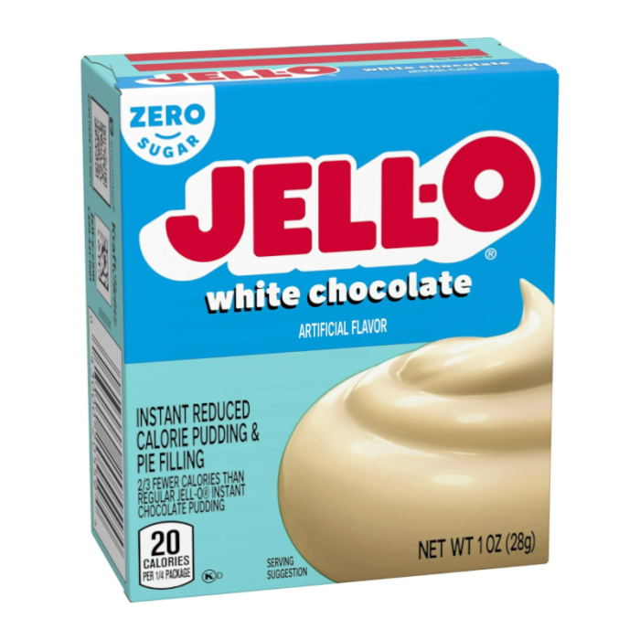 Jell-O Sugar Free White Chocolate Instant Pudding 28g