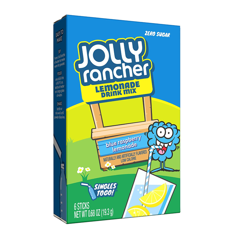 Jolly Rancher Singles To Go Blue Raspberry Lemonade 19g