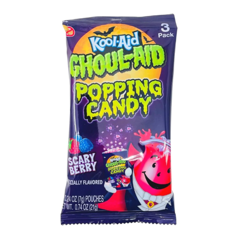 Ghoul Kool Aid Popping Candy Scary Berry 21g